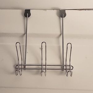 3 Hook Over-Door Rack